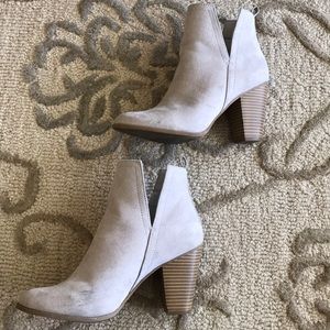 Express suede booties